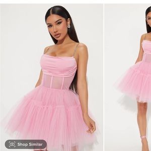 Pink Fashion Nova Dress
